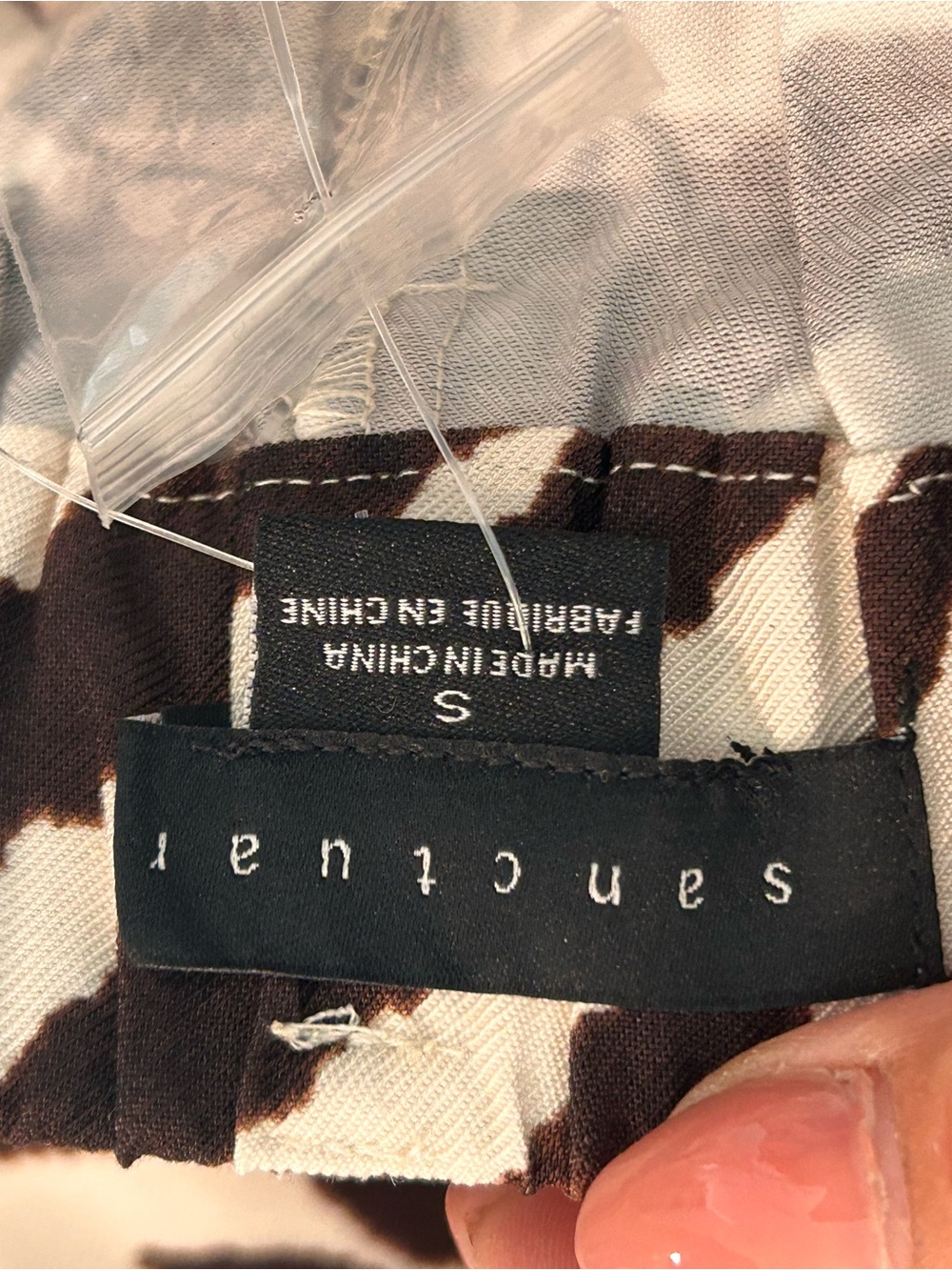 New Sanctuary Zebra Print Paperbag Shorts Woven Belt | High Rise Safari Small - Picture 6 of 6